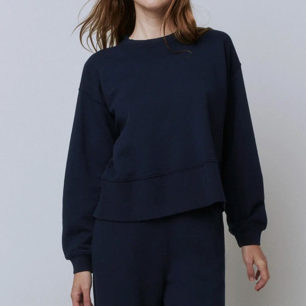 The Great. League Sweatshirt in Navy Size 1 / Small